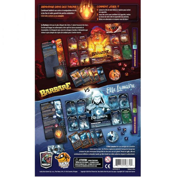 Dice Throne Saison 1 - Barbare Vs Elfe Lunaire_Jeu - de - société
