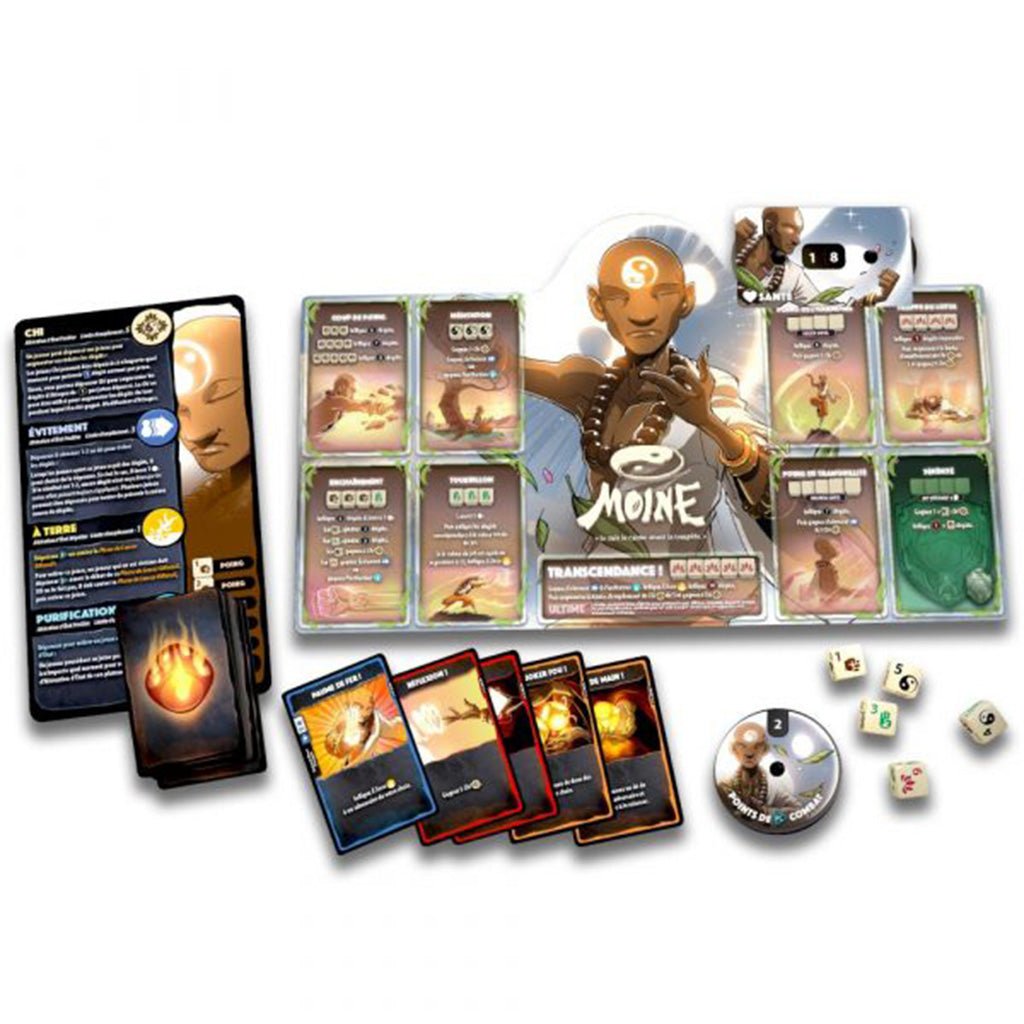 Dice Throne Saison 1 - Moine Vs Paladin_Jeu - de - société