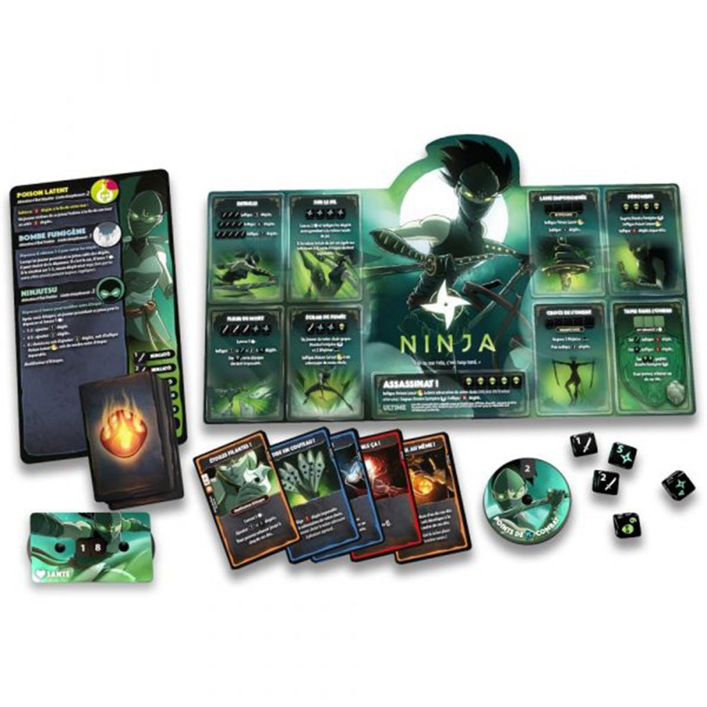 Dice Throne Saison 1 - Tréant VS Ninja_Jeu - de - société