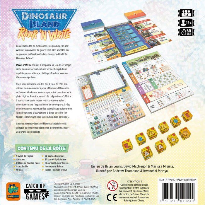 Dinosaur Island - Rawr' N Write_Jeu - de - société