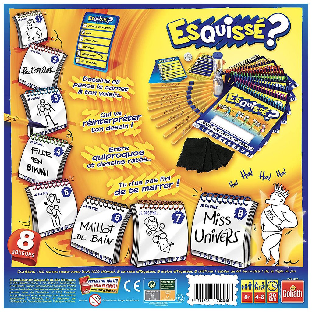 Esquissé ? - 8 Joueurs_Jeu - de - société