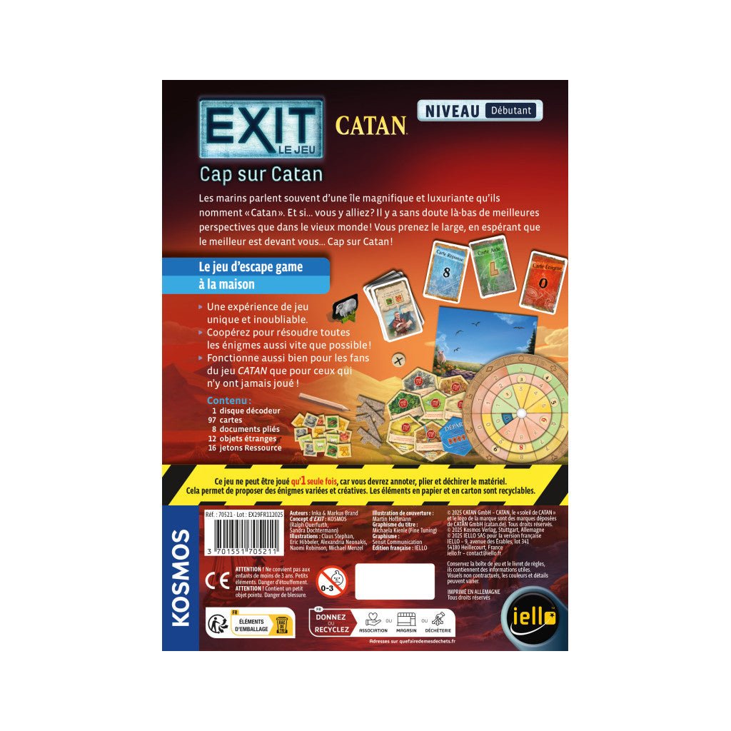 EXIT : Cap sur Catan_Jeu - de - société