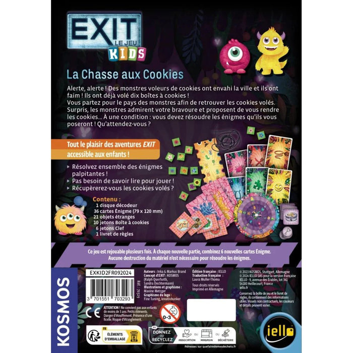 EXIT Kids : La Chasse aux Cookies_Jeu - de - société