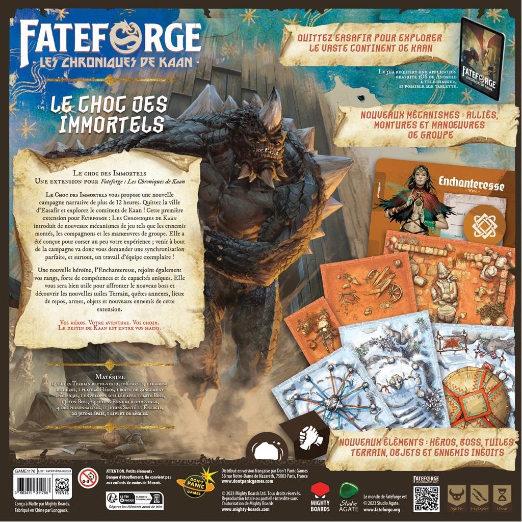 Fateforge - Les Chroniques de Kaan : Le Choc des Immortels (Ext)_Jeu - de - société