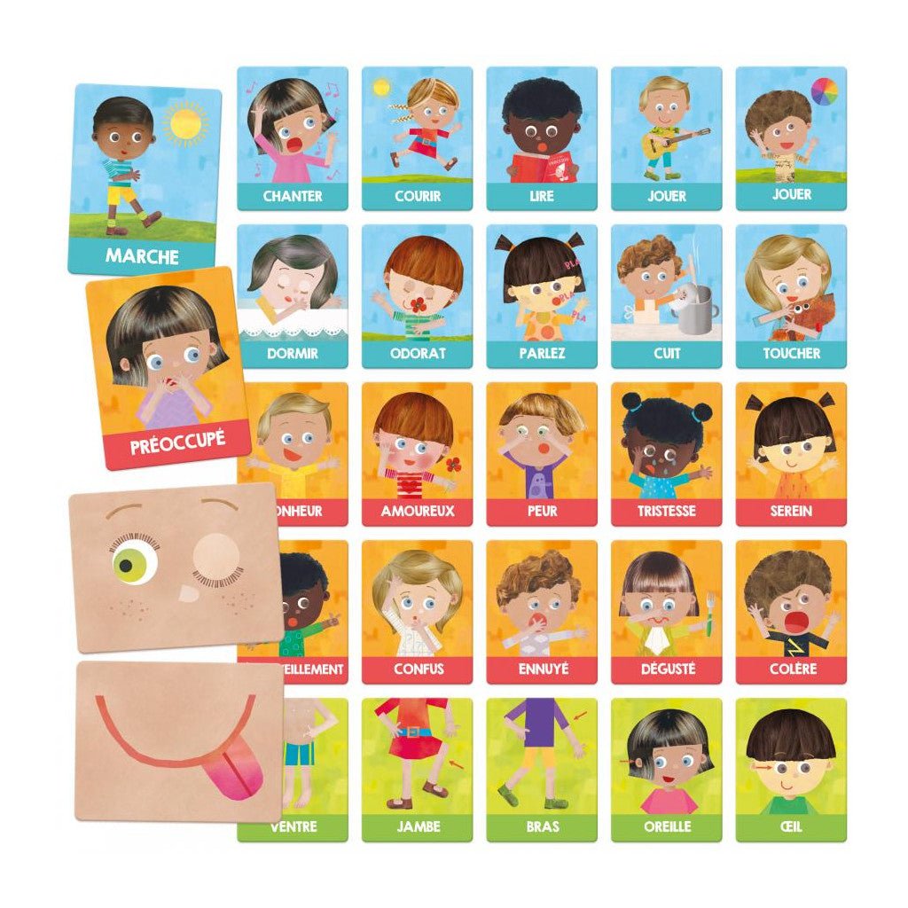 Flashcards Emotions Et Actions Montessori_Jeu - de - société