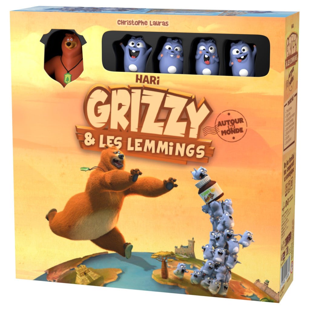 Grizzy et les Lemmings - Autour du Monde_Jeu - de - société