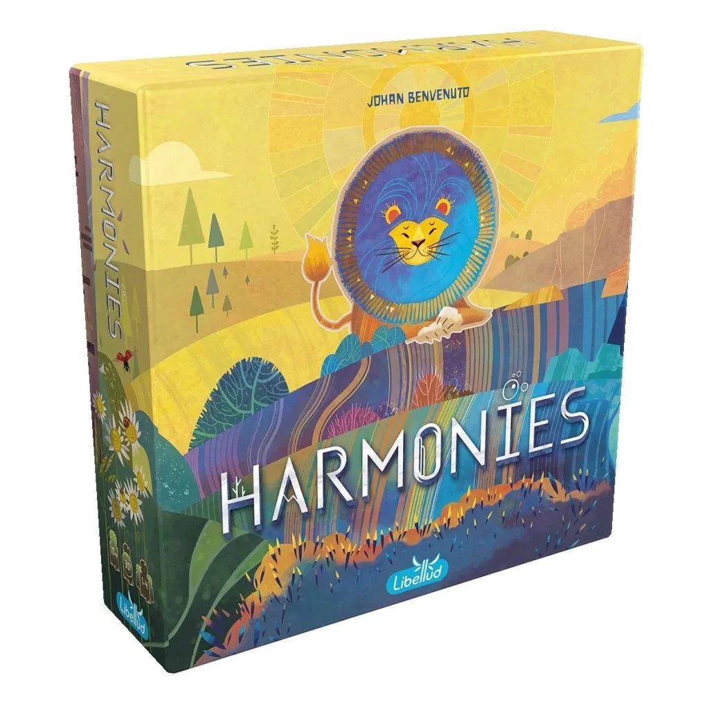 Jeu de société Harmonies - Créez des paysages oniriques! Jeu de stratégie et de poésie, jeu de famille amusant pour enfants et adultes, à partir de 10 ans, 1 à 4 joueurs