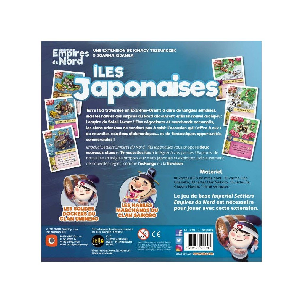 Imperial settlers : Empire du Nord - îles Japonaises_Jeu - de - société
