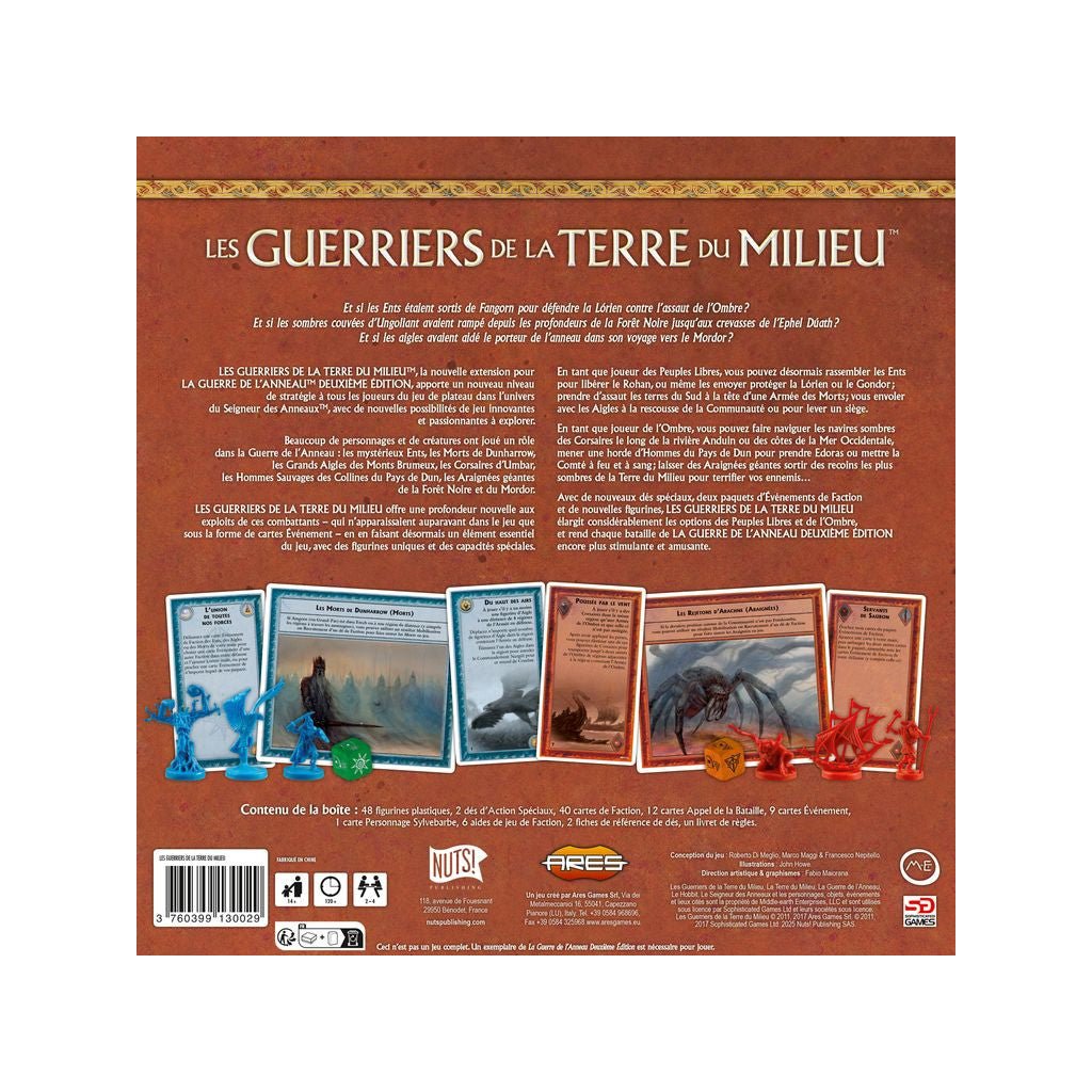 La Guerre de l'Anneau - Les Guerriers de la Terre du Milieu (Ext.)_Jeu - de - société