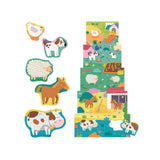 La maison des Maternelles - La tour Logique des bébés Animaux_Jeu - de - société