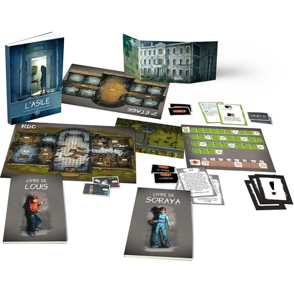 L'asile - Livre Jeu Solo_Jeu - de - société