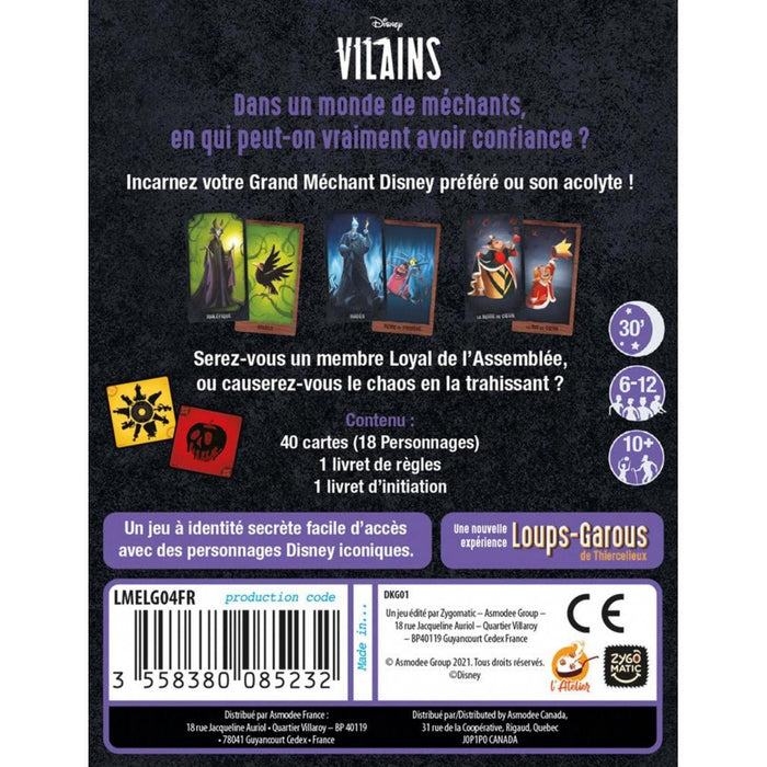 L'Assemblée des Vilains : Un Jeu Loups - Garous_Jeu - de - société