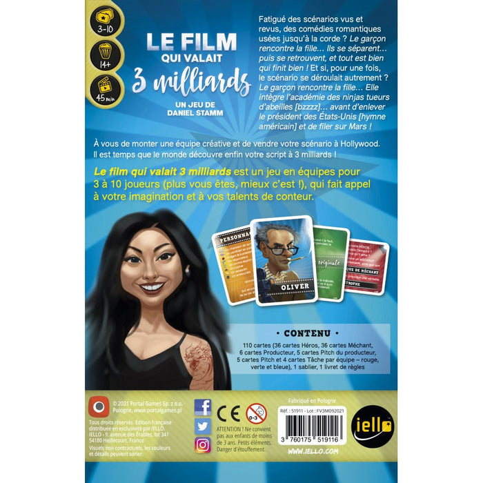 Le Film Qui Valait 3 Milliards - Jeu de Société - L'Atelier des Jeux