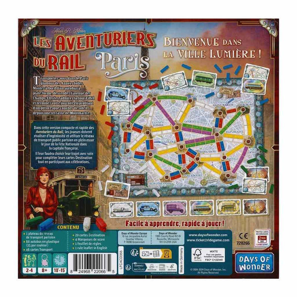 Les Aventuriers du Rail : Paris_Jeu-de-société