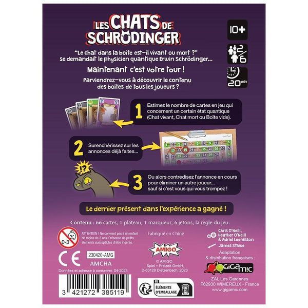 Les Chats de Schrodinger_Jeu - de - société