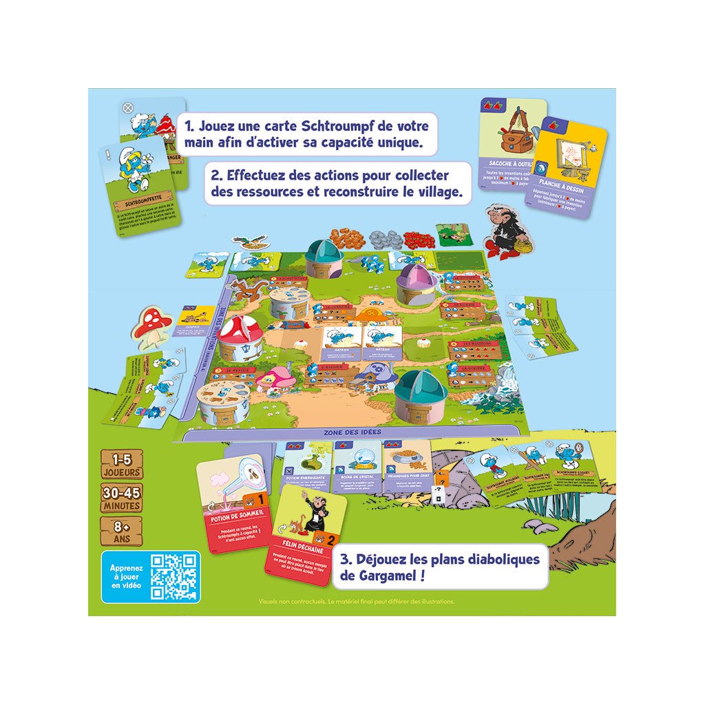 Les schtroumpfs - Le village Secret_Jeu - de - société