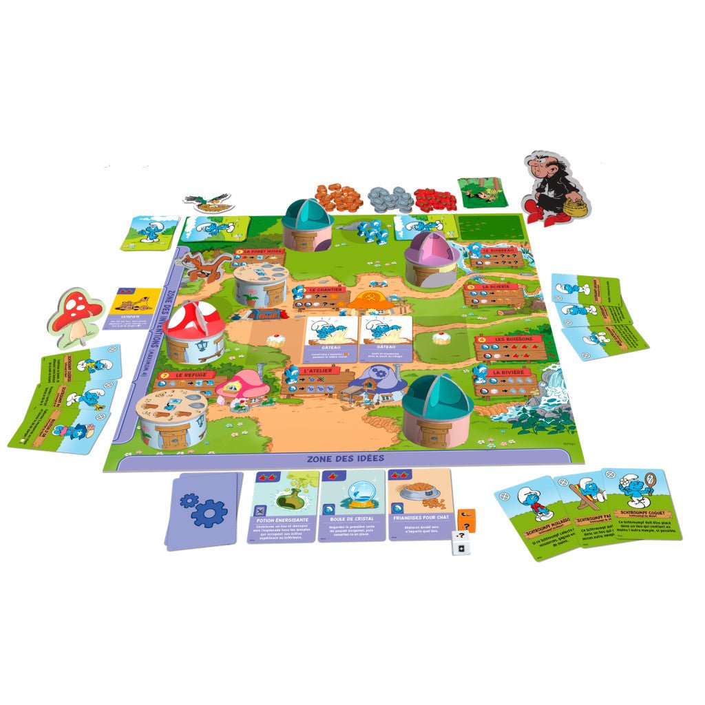 Les schtroumpfs - Le village Secret_Jeu - de - société