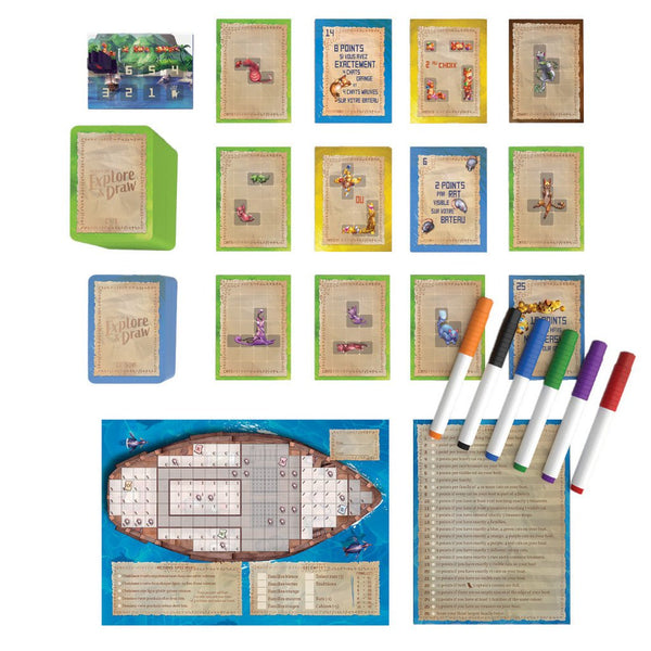 L'Île des Chats - Explore & Draw_Jeu - de - société