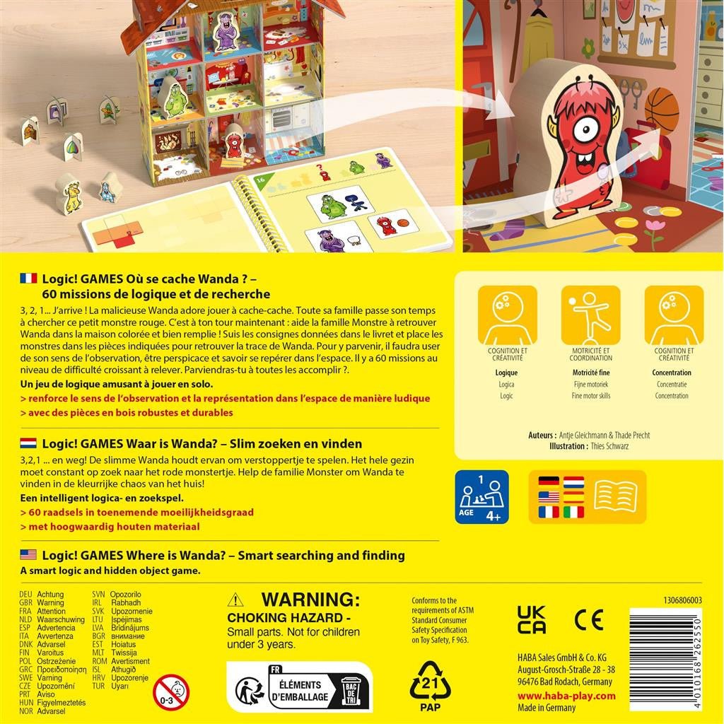 Logic! Games - Où se cache Wanda ?_Jeu - de - société