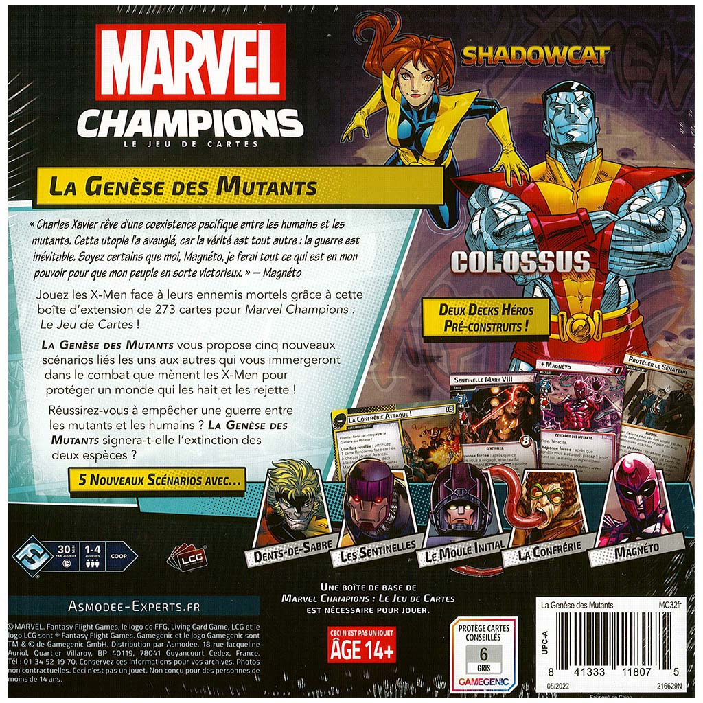 Marvel Champions: La Genèse des Mutants_Jeu - de - société