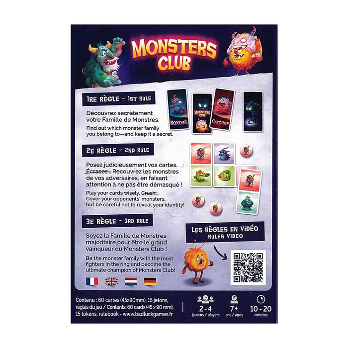 Monsters Club_Jeu - de - société