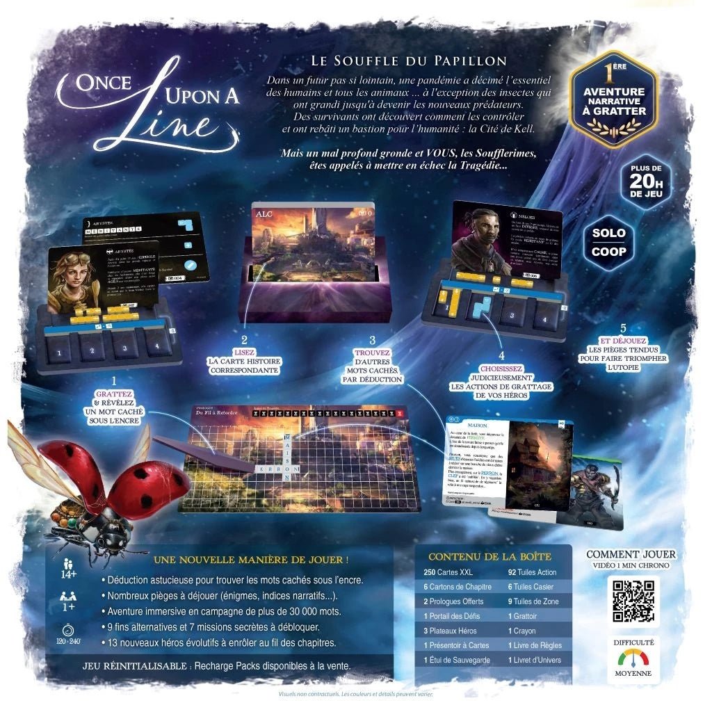 Once Upon A Line : Le Souffle du Papillon_Jeu - de - société