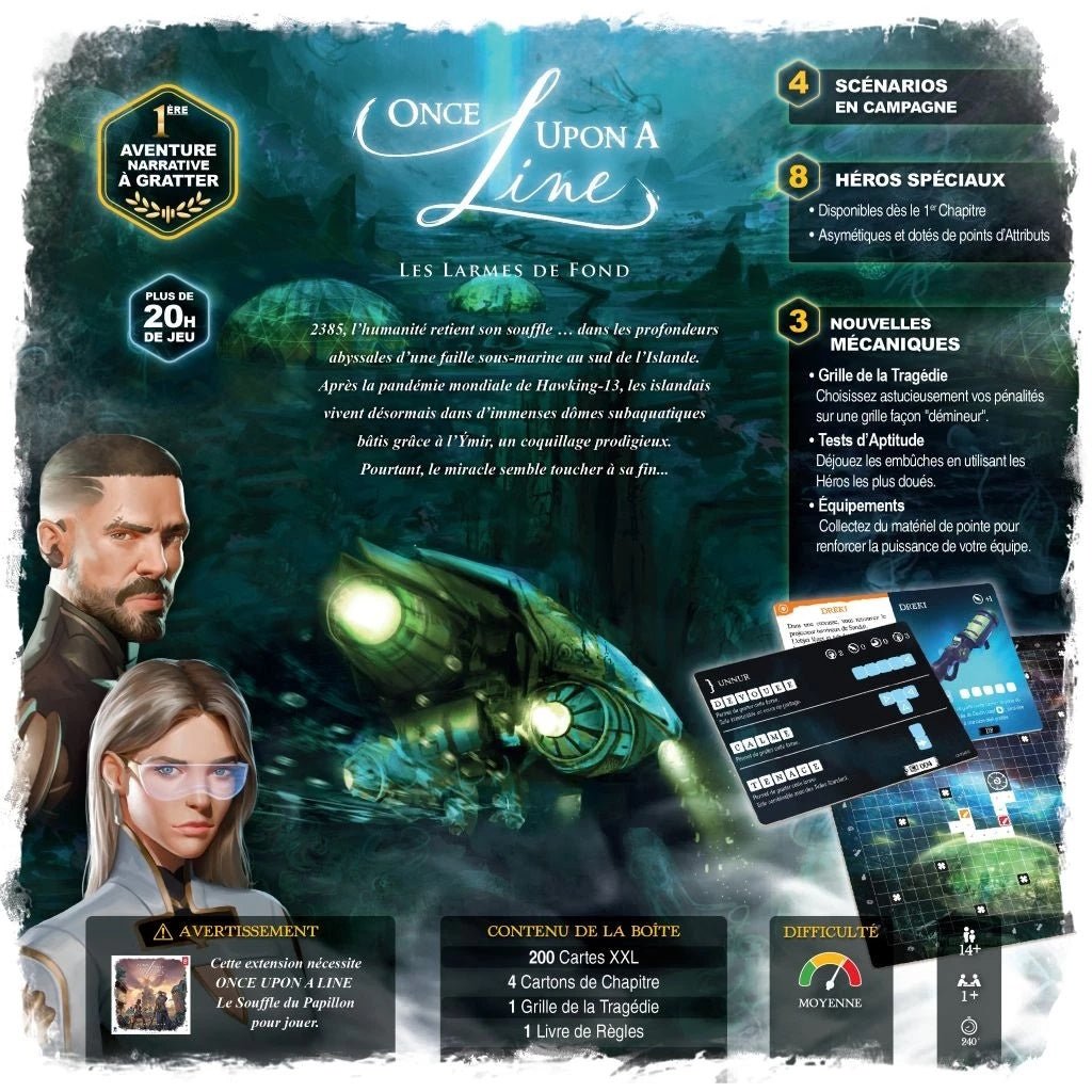 Once Upon A Line : Les larmes de fond (Ext)_Jeu - de - société