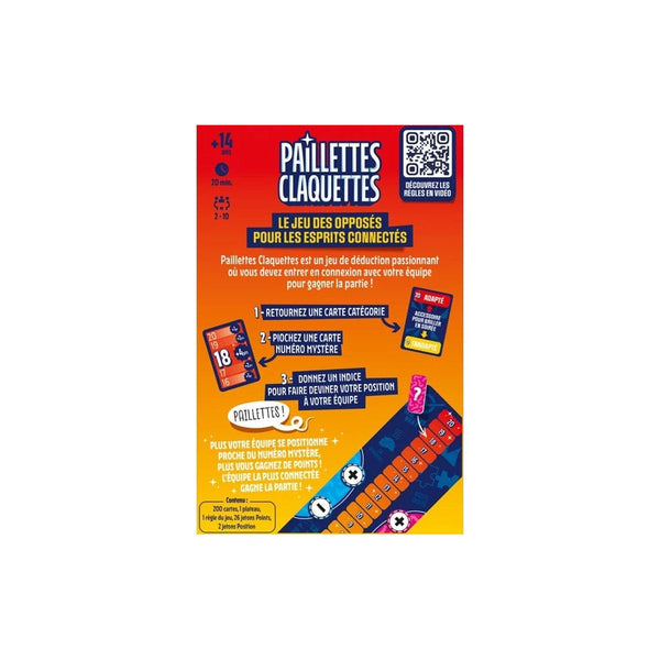 Paillettes Claquettes_Jeu - de - société