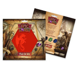 Piste de dés - Dragon Rouge 19 x 19 cm - Cuir et velours_Jeu - de - société