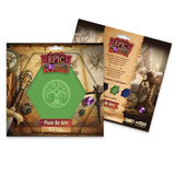 Piste de dés - Yggdrasil Arbre vert - 19 x 19 cm - Cuir et velours_Jeu - de - société