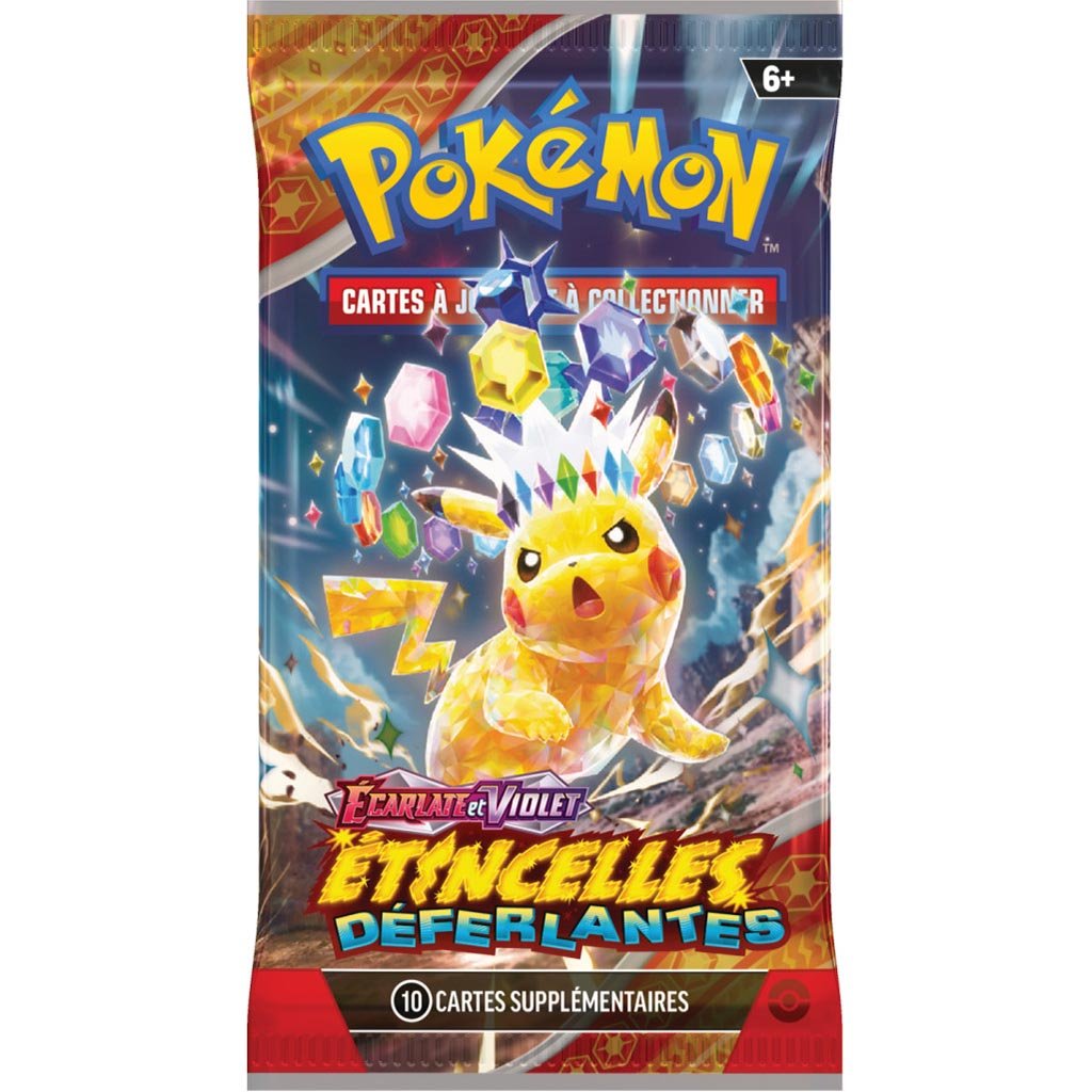 Pokémon EV08 : Ecarlate et Violet - Étincelles Déferlantes - Booster_Jeu - de - société