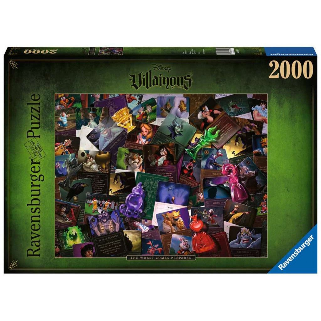 Puzzle - 2000p : Méchants Disney Villainous_Jeu - de - société