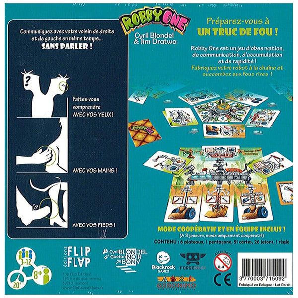 Robby One - Jeu de Société - L'Atelier des Jeux