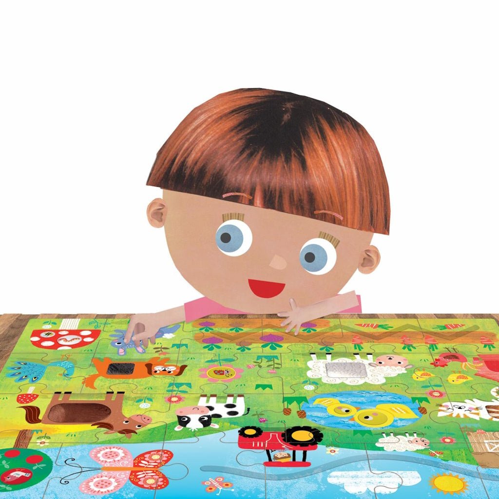 Tactile Puzzle Montessori_Jeu - de - société