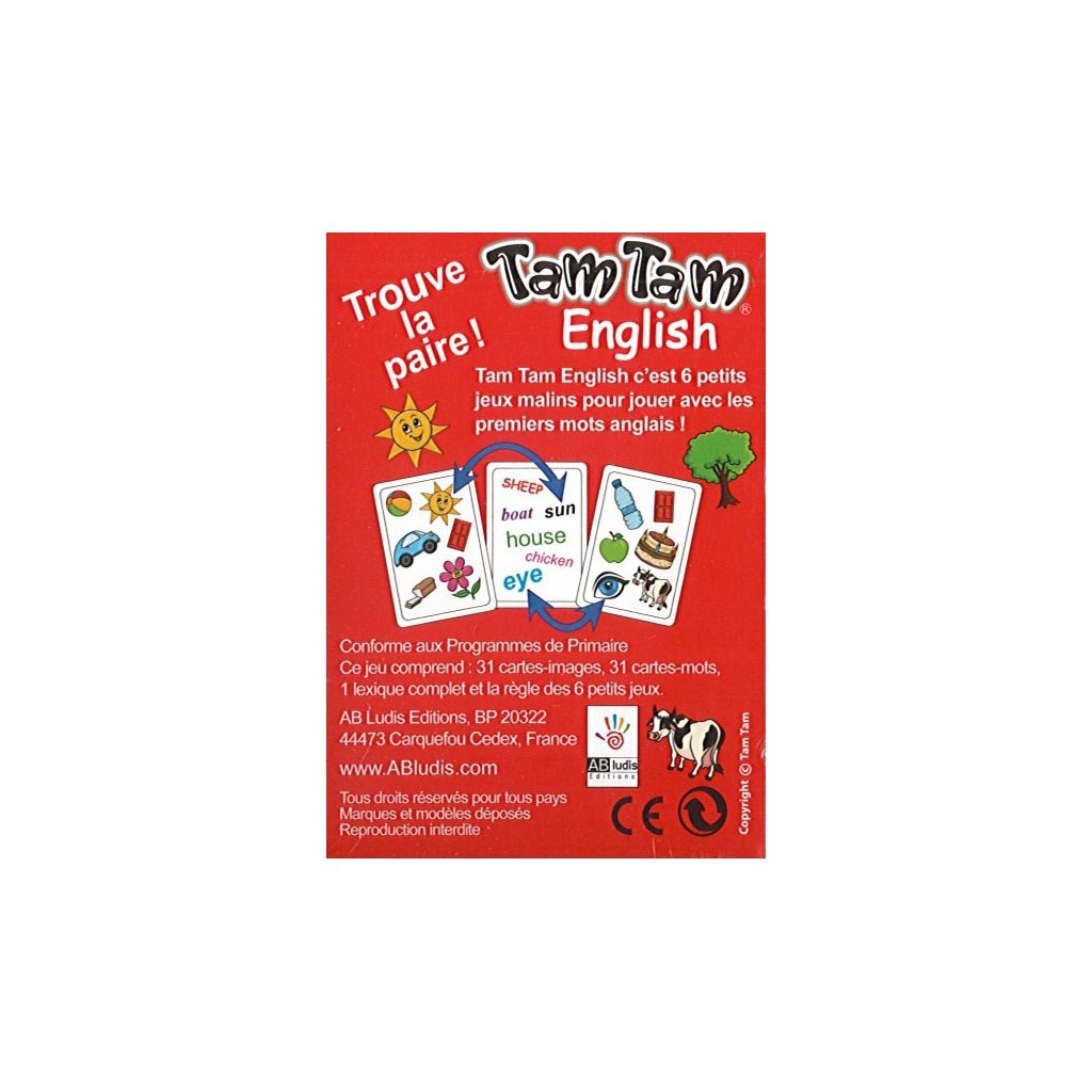 Tam Tam English_Jeu - de - société