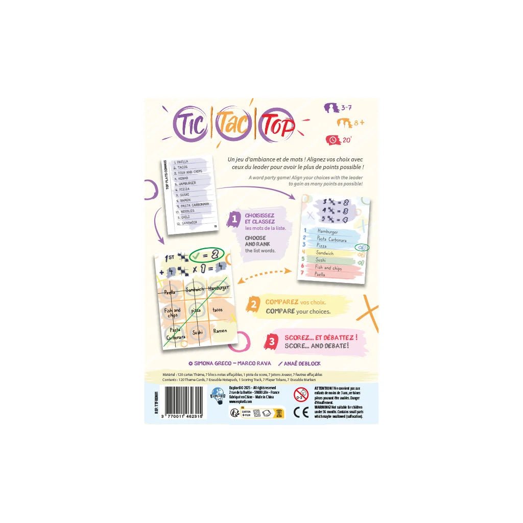 Tic Tac Top_Jeu - de - société