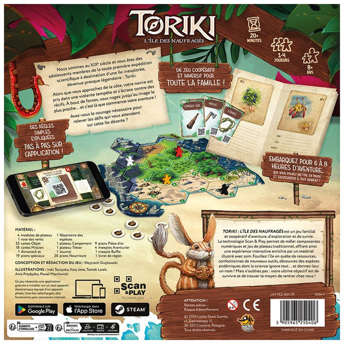 Toriki : L’île des Naufragés_Jeu - de - société