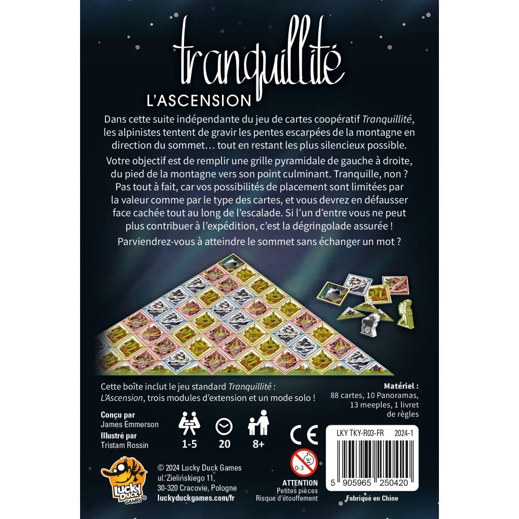 Tranquillité - L'Ascension_Jeu - de - société