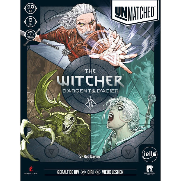 Unmatched : The Witcher : d'Argent et d'Acier_Jeu - de - société