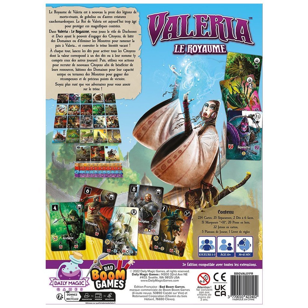 Valeria : Le Royaume_Jeu - de - société