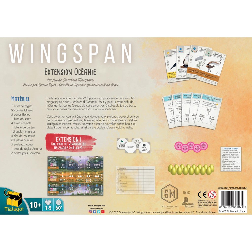 Wingspan - Extension Océanie_Jeu - de - société