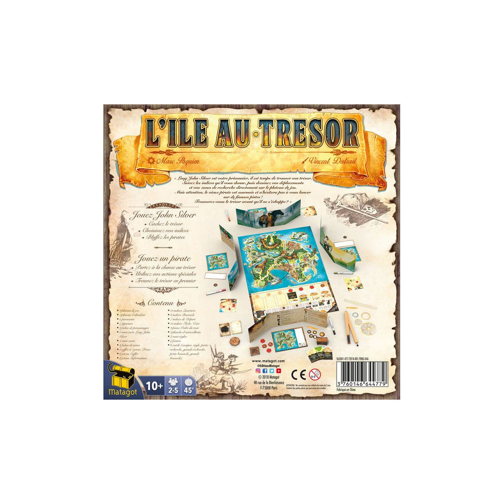 L'Ile au Trésor - Jeu de Société - L'Atelier des Jeux
