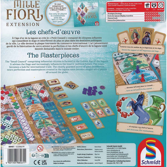 Mille Fiori - Ext. Les chefs-d'œuvre - Jeu de Société - L'Atelier des Jeux