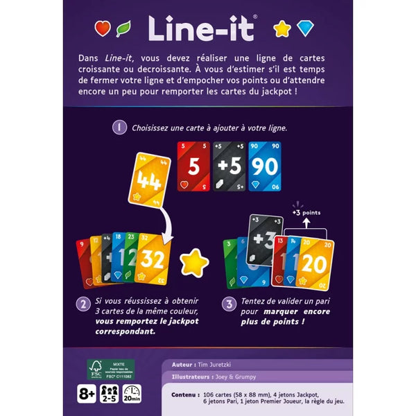 Line-it - Jeu de Société - L'Atelier des Jeux