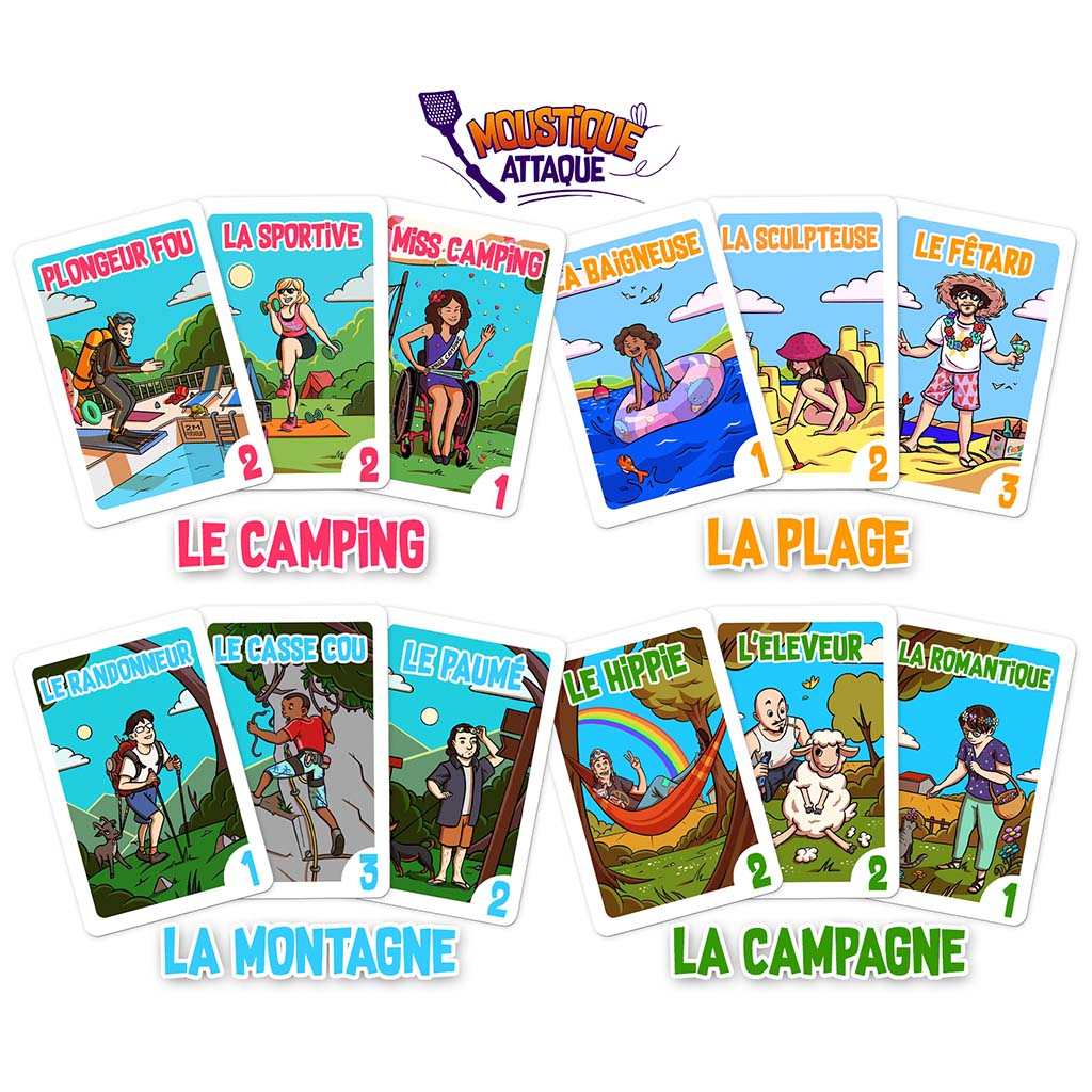 Moustique Attaque - Jeu de Société - L'Atelier des Jeux