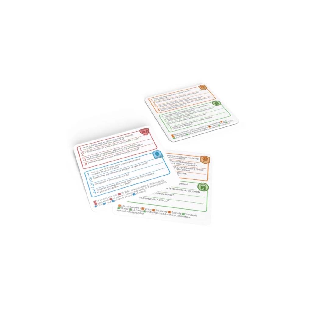 Quiz de Poche - Jeu de Société - L'Atelier des Jeux