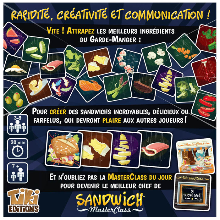 Sandwich - MasterClass - Jeu de Société - L'Atelier des Jeux