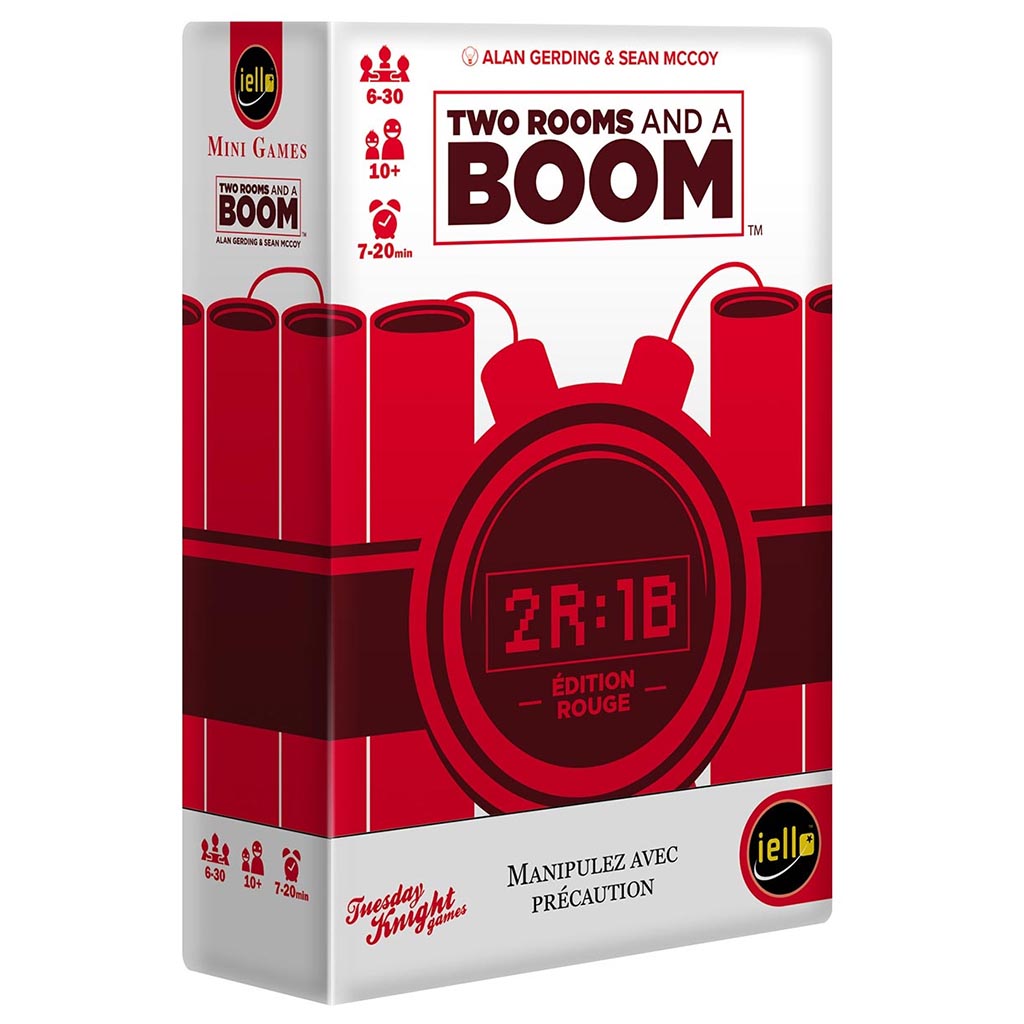 Mini Games - Two Rooms and a Boom - Edition Rouge - Jeu de Société - L'Atelier des Jeux