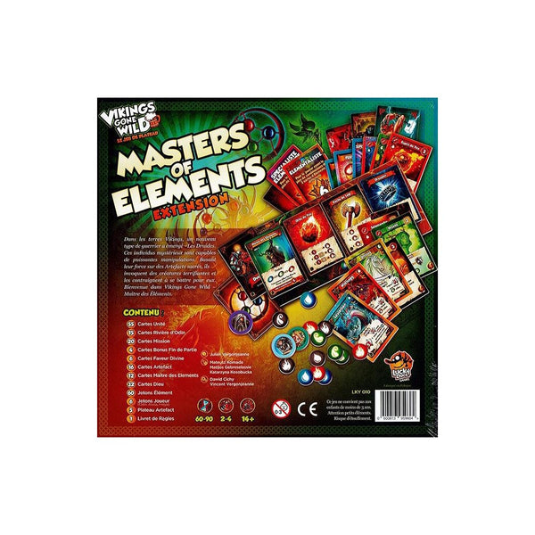 Vikings Gone Wild: Ext. Master of Elements - Jeu de Société - L'Atelier des Jeux