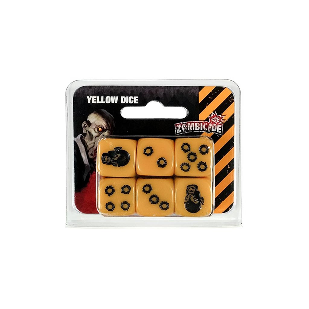Zombicide : Set De Dés Jaunes - Jeu de Société - L'Atelier des Jeux